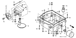 RVF750 Маслонасос