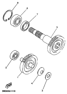 CY50R Трансмиссия