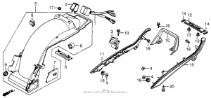 CB650SC Grab rail + rear fender