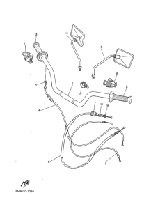 XJ400D ｽﾃｱﾘﾝｸﾞﾊﾝﾄﾞﾙ.ｹ-ﾌﾞﾙ