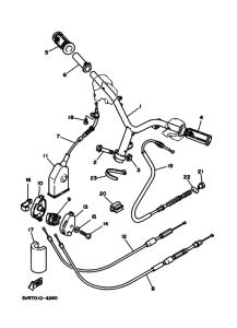 YA90 ｽﾃｱﾘﾝｸﾞﾊﾝﾄﾞﾙ. ｹｰﾌﾞﾙ