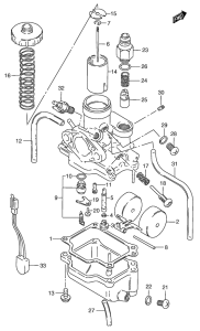 RC50 Carburetor assy