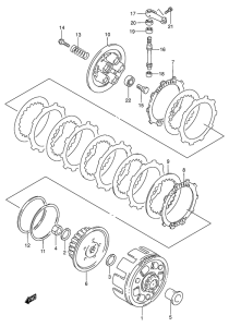 DR-Z250 Бендикс