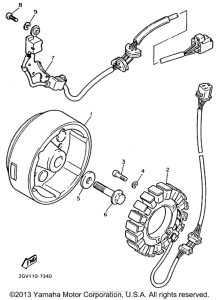 XV535EC Генератор