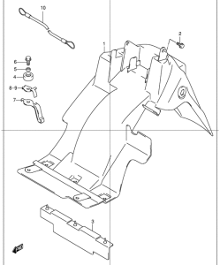UC150 Заднее крыло
