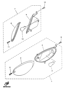 YP125R Поворотники