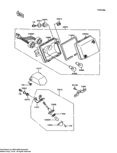 ZX600 Taillight unit ass`y