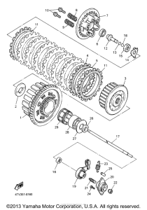 YZF600RSC Сцепление