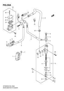 SFV650 (ABS) Задний тормозной цилиндр