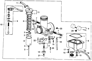 MR250 Карбюратор