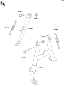 ZR1100 Подножка