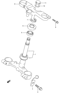 RG125 Траверса нижняя