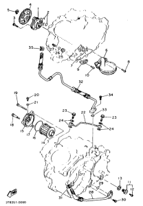 XT600EA Масляный насос