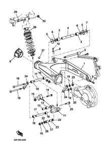 BT1100 Задний рычаг и подвеска