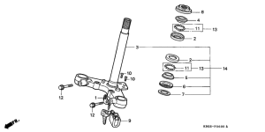 CB250 Траверса нижняя