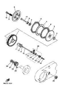 YB50 Сцепление и сервопривод