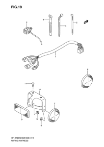 DR-Z125 Жгут проводов