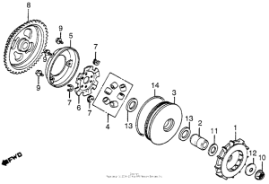 NH125 Вариатор