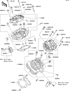  Головка цилиндров