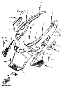 EW50 Боковые обтекатели
