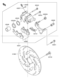 FD112 Передний суппорт