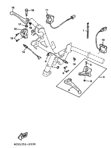 YE50 Handle switch. lever
