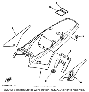 PW80N Боковые обтекатели