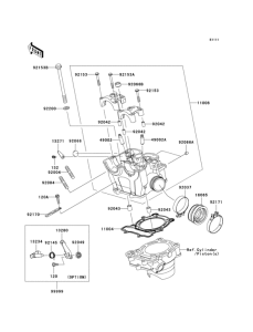 Головка цилиндров