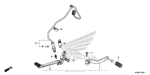 VFR800F Педали