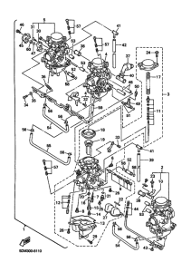 FZS600 Carburetor assy