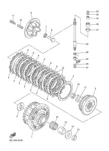 YZF-R6 Сцепление