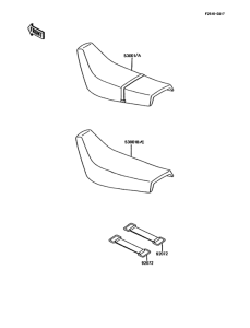 KMX200 Сиденье