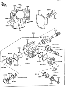 Z550 Front bevel gear(1 / 2)