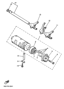 XJ900 Shift cam. fork
