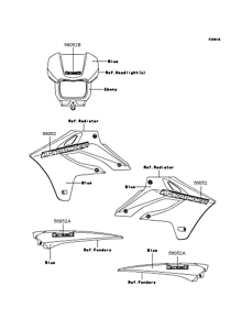 KLX250 Наклейки