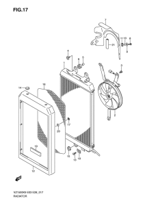 VZ1500 Радиатор