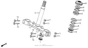 XR185 Траверса нижняя