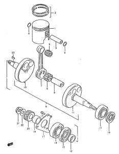 ZR50 Вал коленчатый