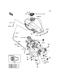 BR250 Топливный бак