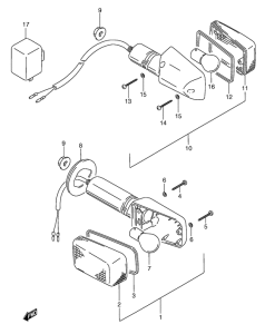 GSX750 Поворотники