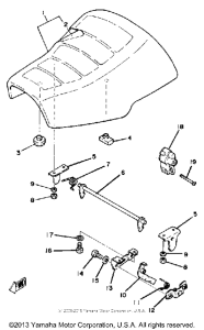 SR250TH Сиденье