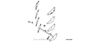 VTX1300T Boulevard shield mount