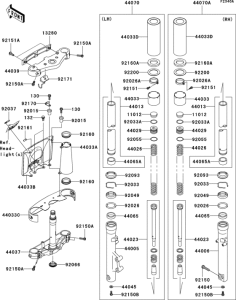 VN1500 Front fork(1 / 2)(n7f / n7fa / n8f / n8fa)