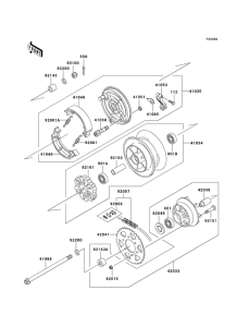 BN125 Заднее колесо / цепь