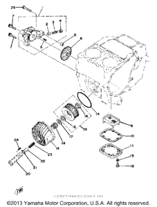 XS400E Oil pump - oil cleaner