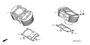 VT750C2 Цилиндр