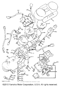 XJ1100 Speedometer tachometer