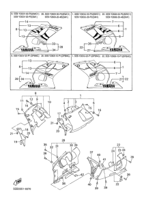 YZF-R6 Обтекатель 2