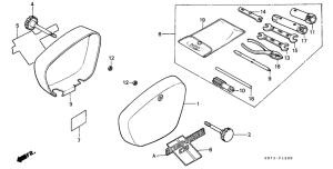 C70ZP Tools / battery box
