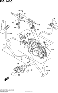VZR1800 Throttle Body (Vzr1800Bzl7 E28)